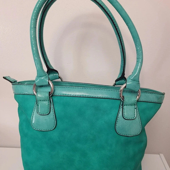 Unique Medium Guess Mint Green Handbag Pre-owned - Picture 4 of 6